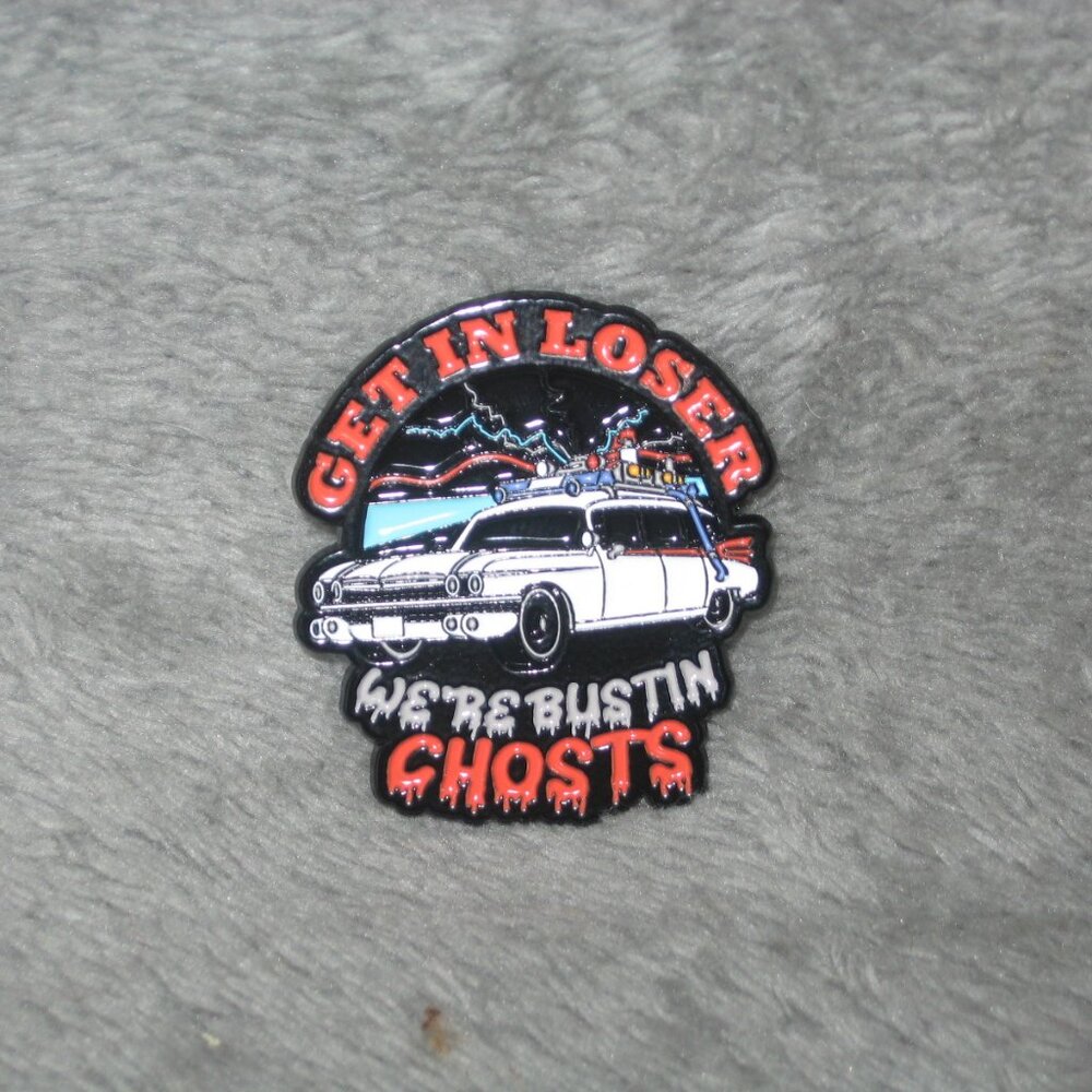 Ghostbusters Get In Loser We're Bustin Ghosts Metal Enamel Pin 251042A2